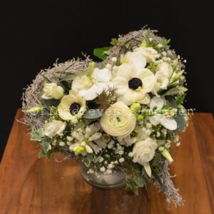 Herz Strauss in weiss