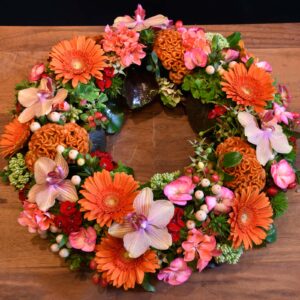 Table decoration in the form of a ring
