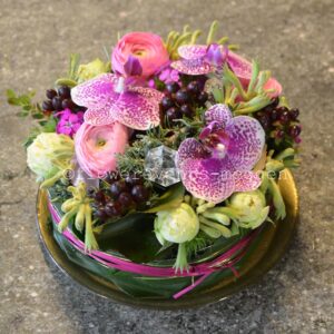 Flower cake mixed flowers