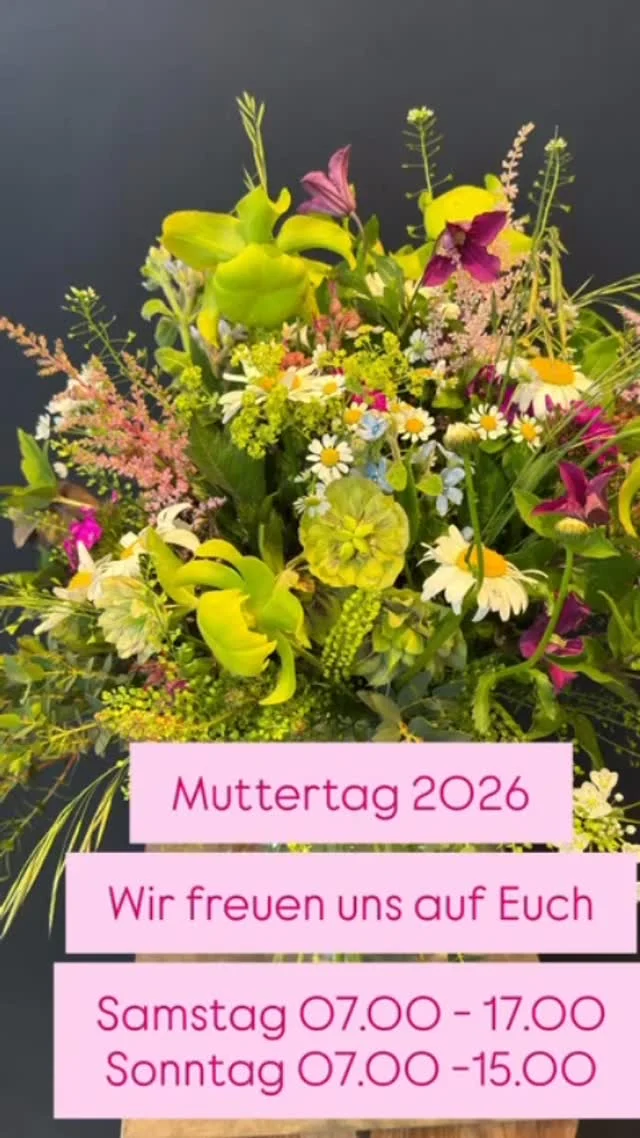 Morgen Sonntag geöffnet