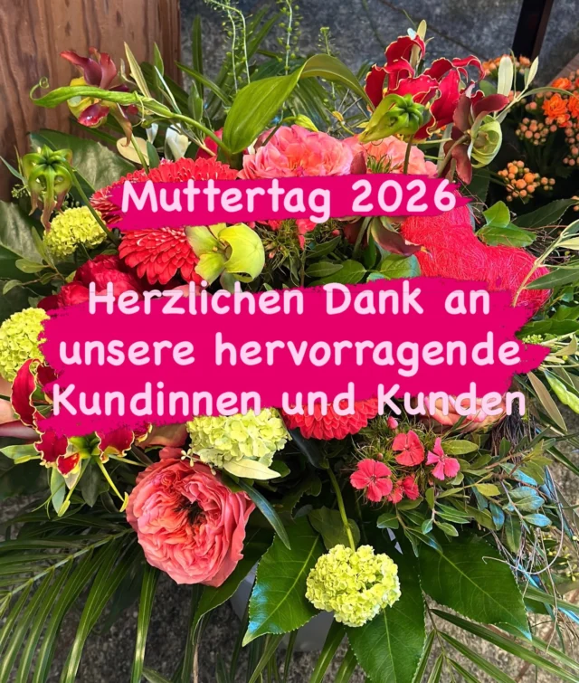 Danke für Eure Kundentreue und Eure Muttertags Einkäufe!
#muttertag #blumentag #florist #danke #blumenmachenfreude